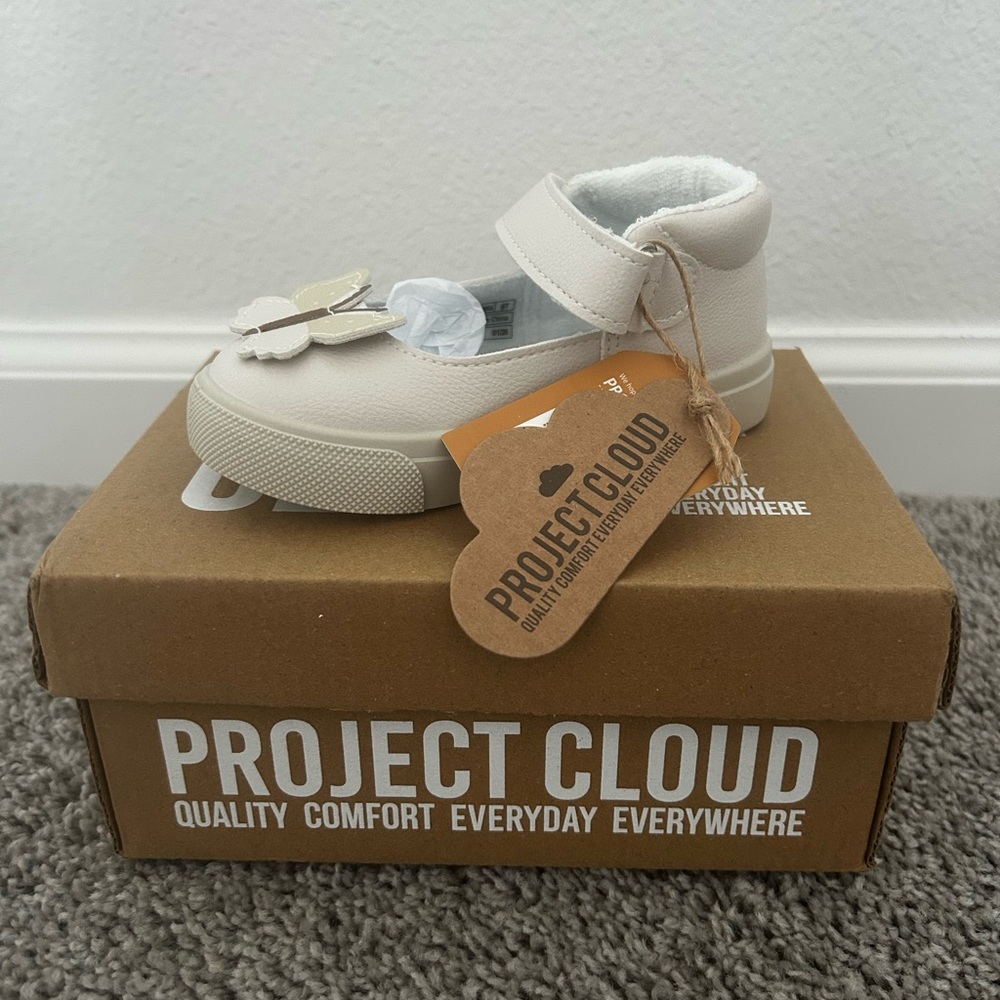 Kids Cream Mary Jane Shoe